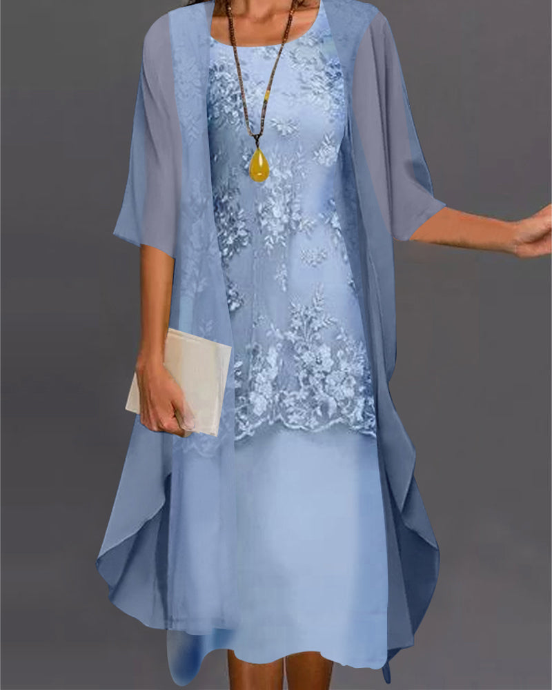 Damen Chiffon Zweiteiler – Eleganter Sommerlook & Leichte Eleganz
