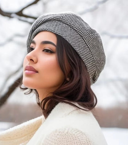 Damen Strickmütze | Warmer Winterstyle & Elegante Baske