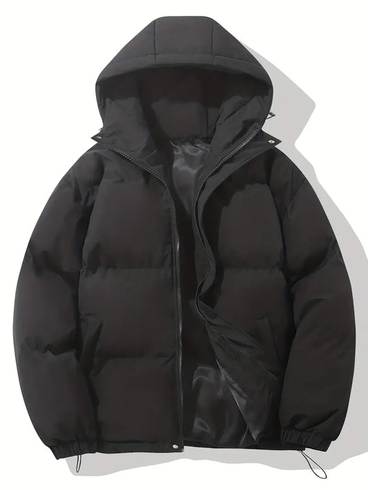 Herren Steppjacke mit Kapuze | Warme, praktische Begleitung für kalte Wintertage