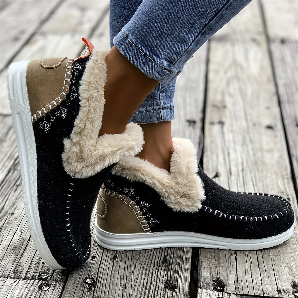 Lorinda | Warme Winter-Schuhe mit Plüschfutter
