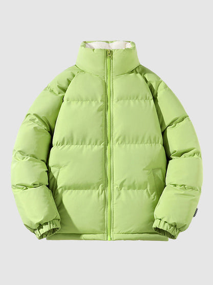 Pufferjacke Herren | Gefütterte Kapuzenjacke mit Fleece für Winter & Outdoor
