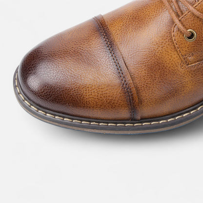 Herren Frühlingsstiefel aus Leder | Leicht, Stilvoll & Retro-inspiriert