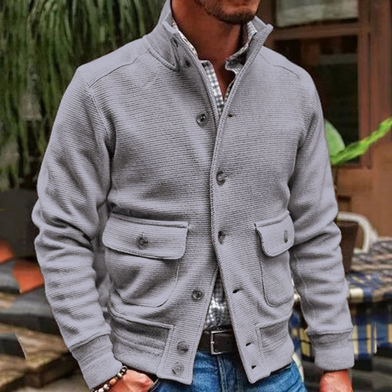 Strukturierte Freizeitjacke Herren | Lässige Eleganz & Funktionalität