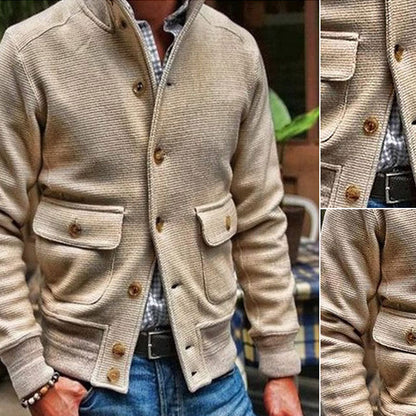 Strukturierte Freizeitjacke Herren | Lässige Eleganz & Funktionalität