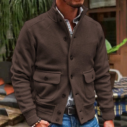 Strukturierte Freizeitjacke Herren | Lässige Eleganz & Funktionalität