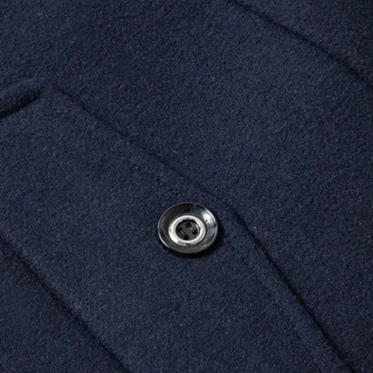 Herren Trenchcoat | Eleganter Wintermantel aus Wollmix