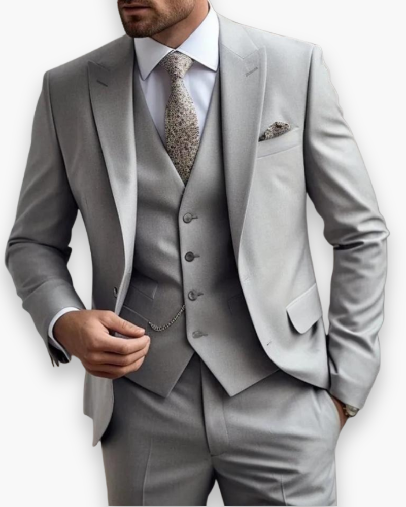 Dreiteiliger Herrenanzug mit Weste | Eleganz und Stil für jeden Anlass