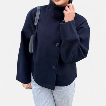 Elegante Damen Kurzjacke mit Modernem Stehkragen – Stilvoll, feminin & perfekt für den Alltag
