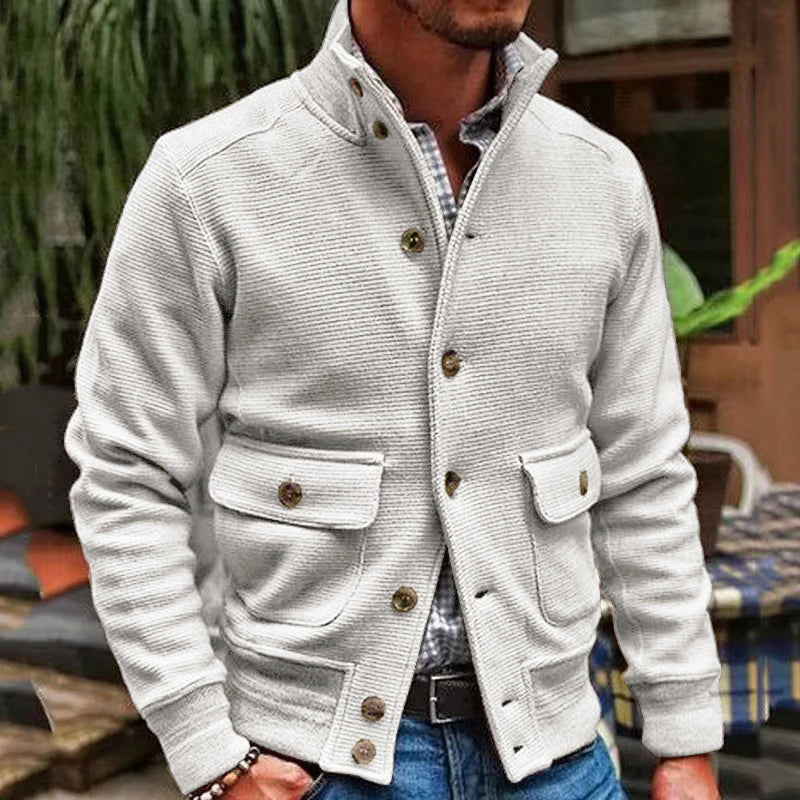 Strukturierte Freizeitjacke Herren | Lässige Eleganz & Funktionalität