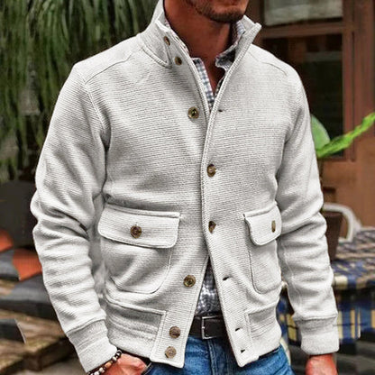 Strukturierte Freizeitjacke Herren | Lässige Eleganz & Funktionalität