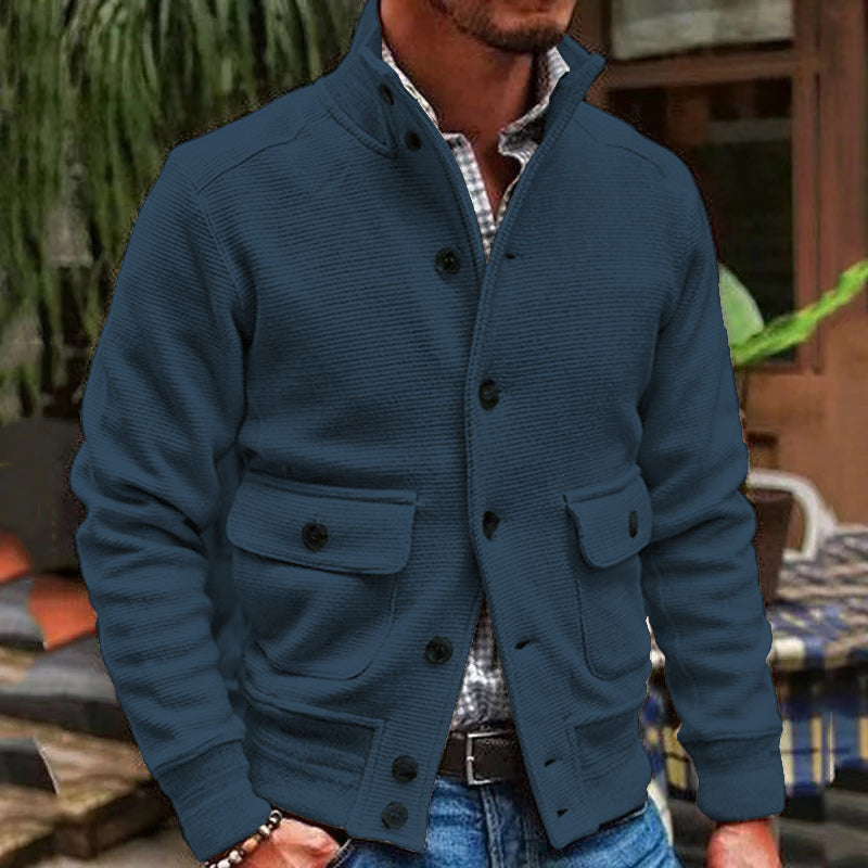 Strukturierte Freizeitjacke Herren | Lässige Eleganz & Funktionalität