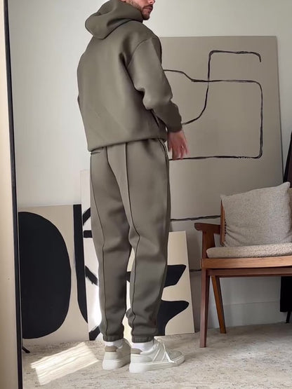 Herren Minimalistischer Jogginganzug | Moderner Schnitt mit Hoodie und Hose