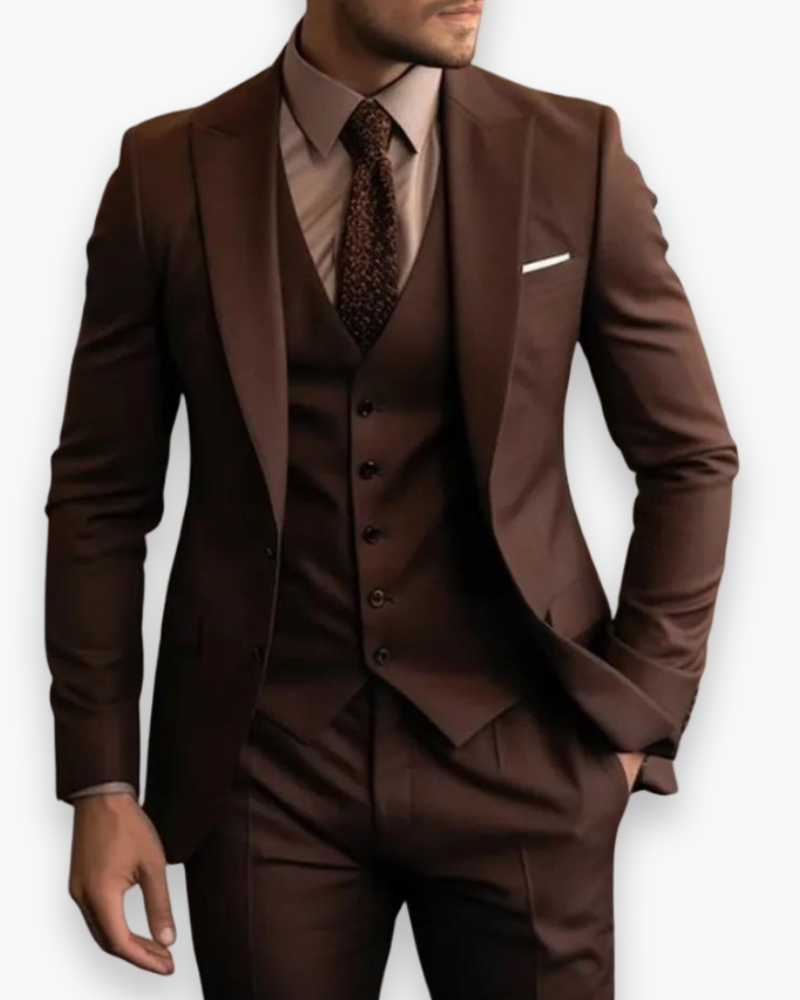 Dreiteiliger Herrenanzug mit Weste | Eleganz und Stil für jeden Anlass