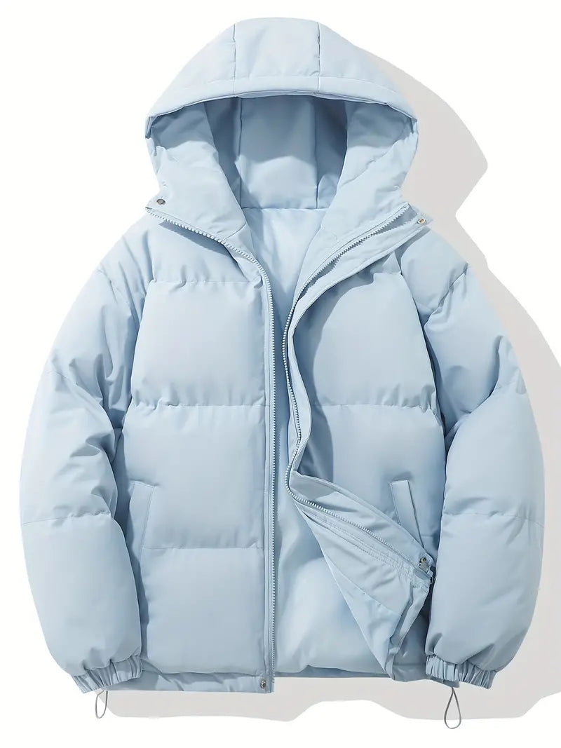 Herren Steppjacke mit Kapuze | Warme, praktische Begleitung für kalte Wintertage