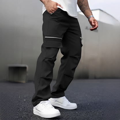 Herren Cargo-Hose mit Mehrfachtaschen – Komfortable Freizeithose für Alltag und Outdoor-Aktivitäten