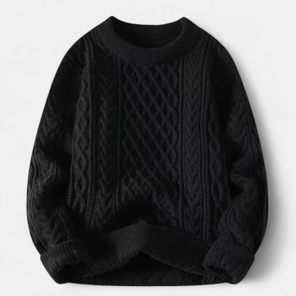 Klassischer Herren Strickpullover mit Zopfmuster – Zeitlos, warm & vielseitig kombinierbar