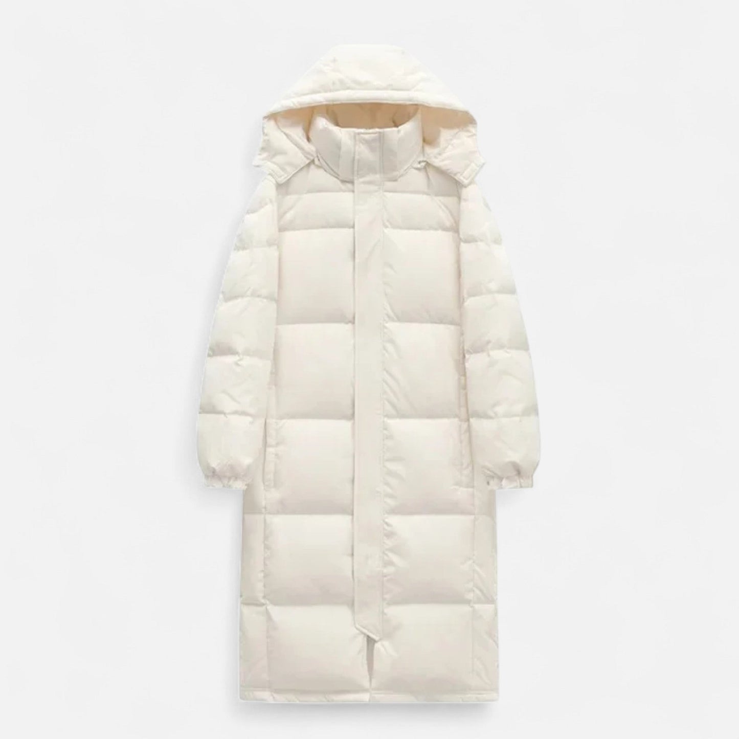 Unisex Lange Baumwoll-Steppjacke | Zeitlose Wärme für jede Garderobe