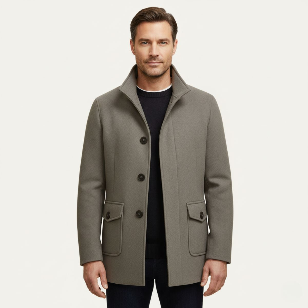 Herren Wollmantel | Eleganter Wintermantel für Stadt & Büro