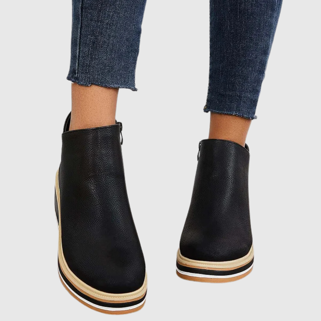 Damen Stiefel mit schlanker Silhouette – Elegante Boots mit Reißverschluss für Alltag und besondere Anlässe