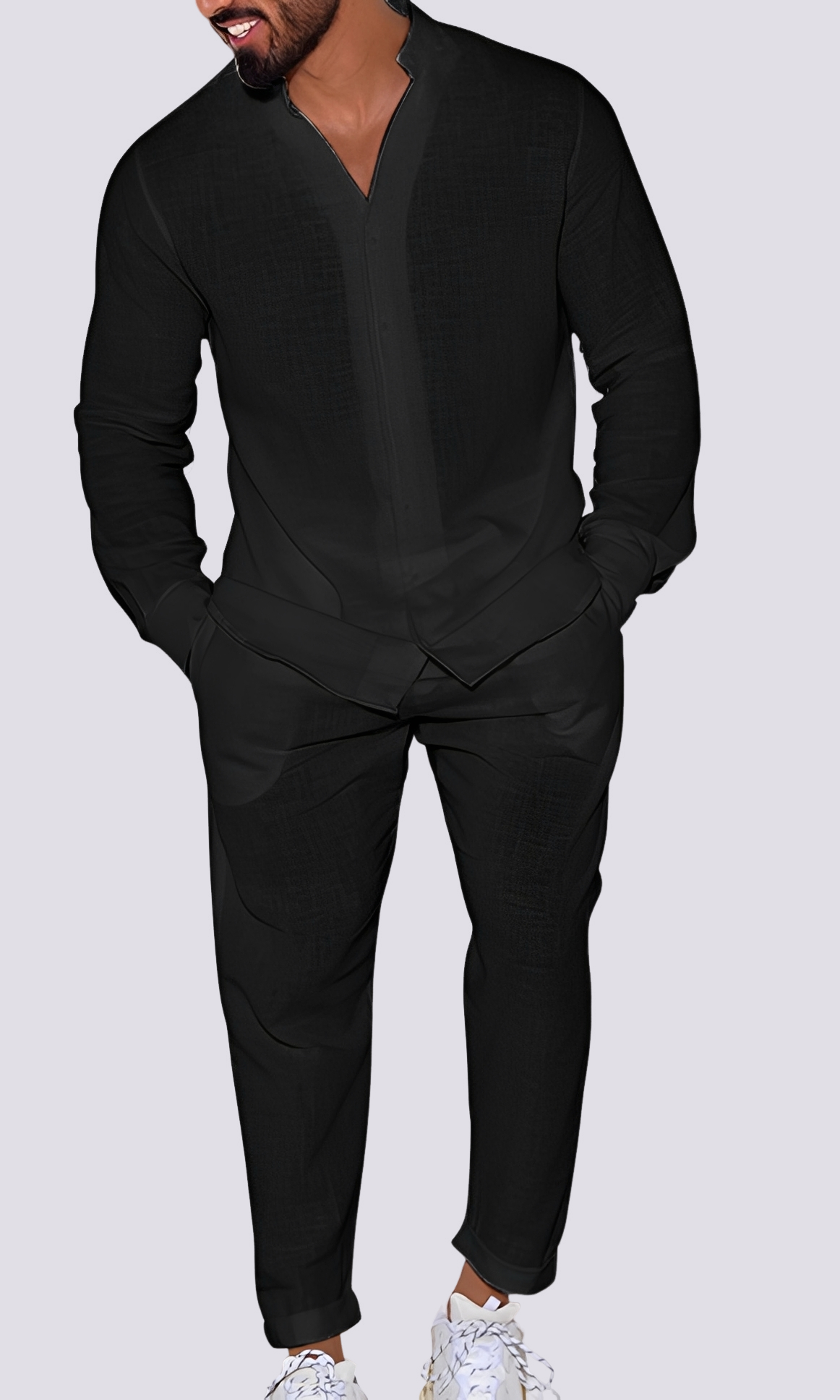 Herren Zweiteiliges Lounge-Set – Komfortables Freizeitset für Zuhause, Alltag und entspannte Outfits