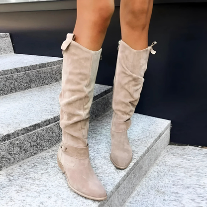 Klassische Damen Stiefel | Weiter Schaft & weiches Obermaterial für Herbst & Winter
