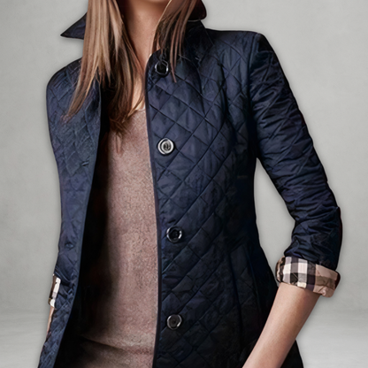 Gestepptes Damen Übergangsjacke | Taillierter Schnitt & moderner Taillenriegel