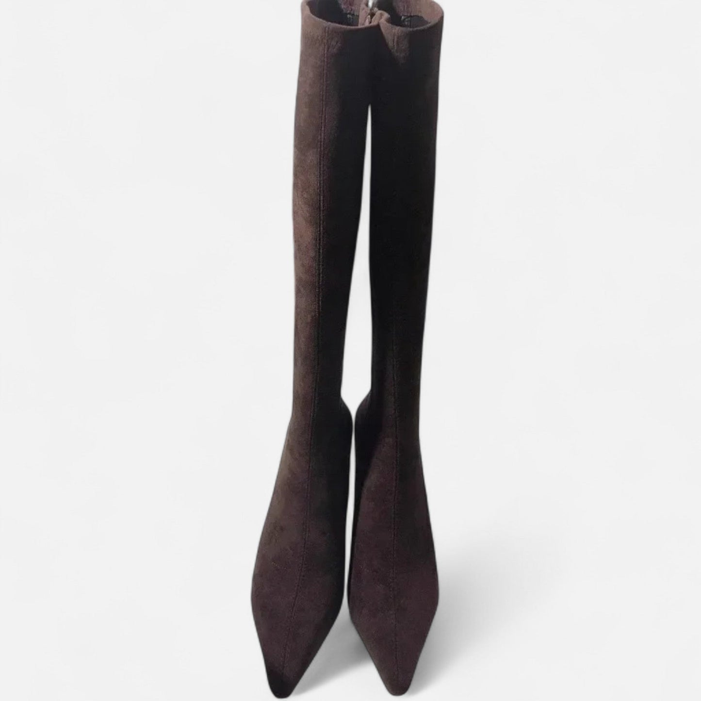 Overknee-Stiefel aus Wildleder mit hohem Absatz | Eleganz für jeden Schritt