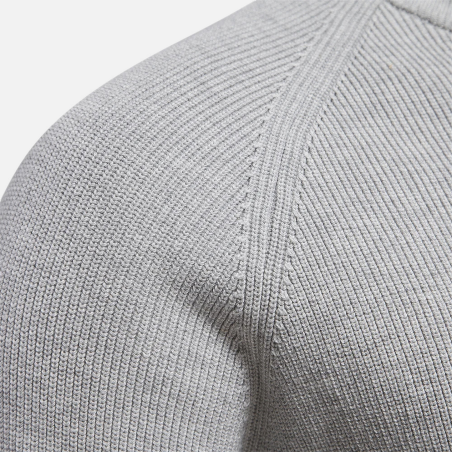 Vincent | Herren Stehkragen Strickpullover mit Reißverschluss – Feine Baumwolle für Herbst & Winter