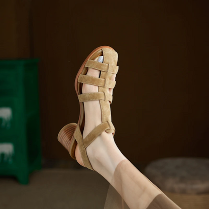 Geronda | Elegante Gladiatorsandalen aus Suede