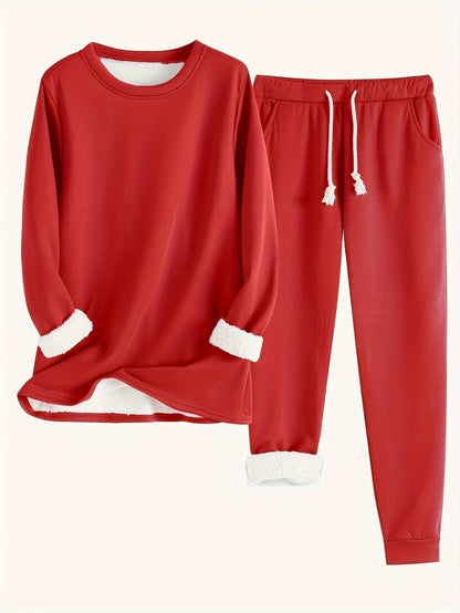 Cozy Damen Lounge-Set | Kuscheliges Fleecefutter für maximalen Komfort