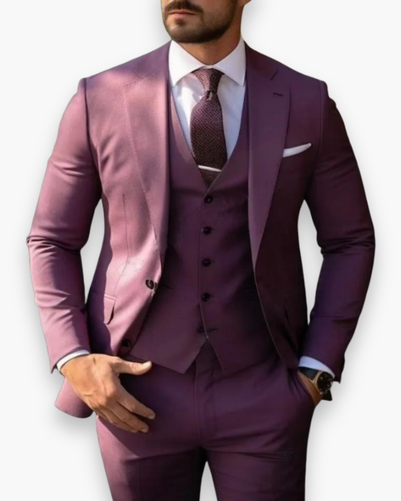 Dreiteiliger Herrenanzug mit Weste | Eleganz und Stil für jeden Anlass