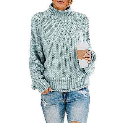 Grobstrick Rollkragenpullover Damen | Kuschelige Wintermode im Urban-Chic