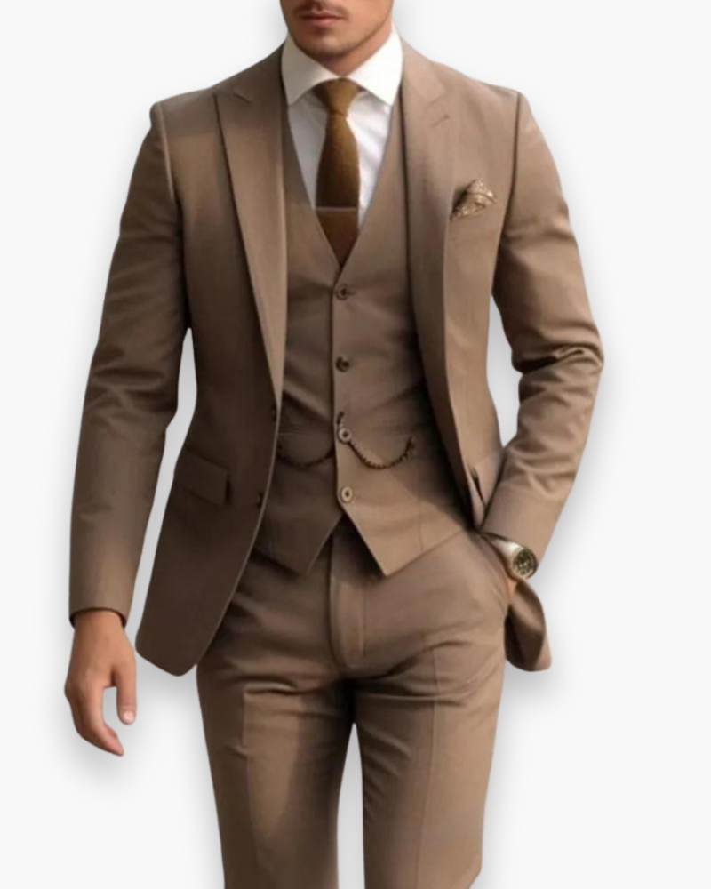 Dreiteiliger Herrenanzug mit Weste | Eleganz und Stil für jeden Anlass