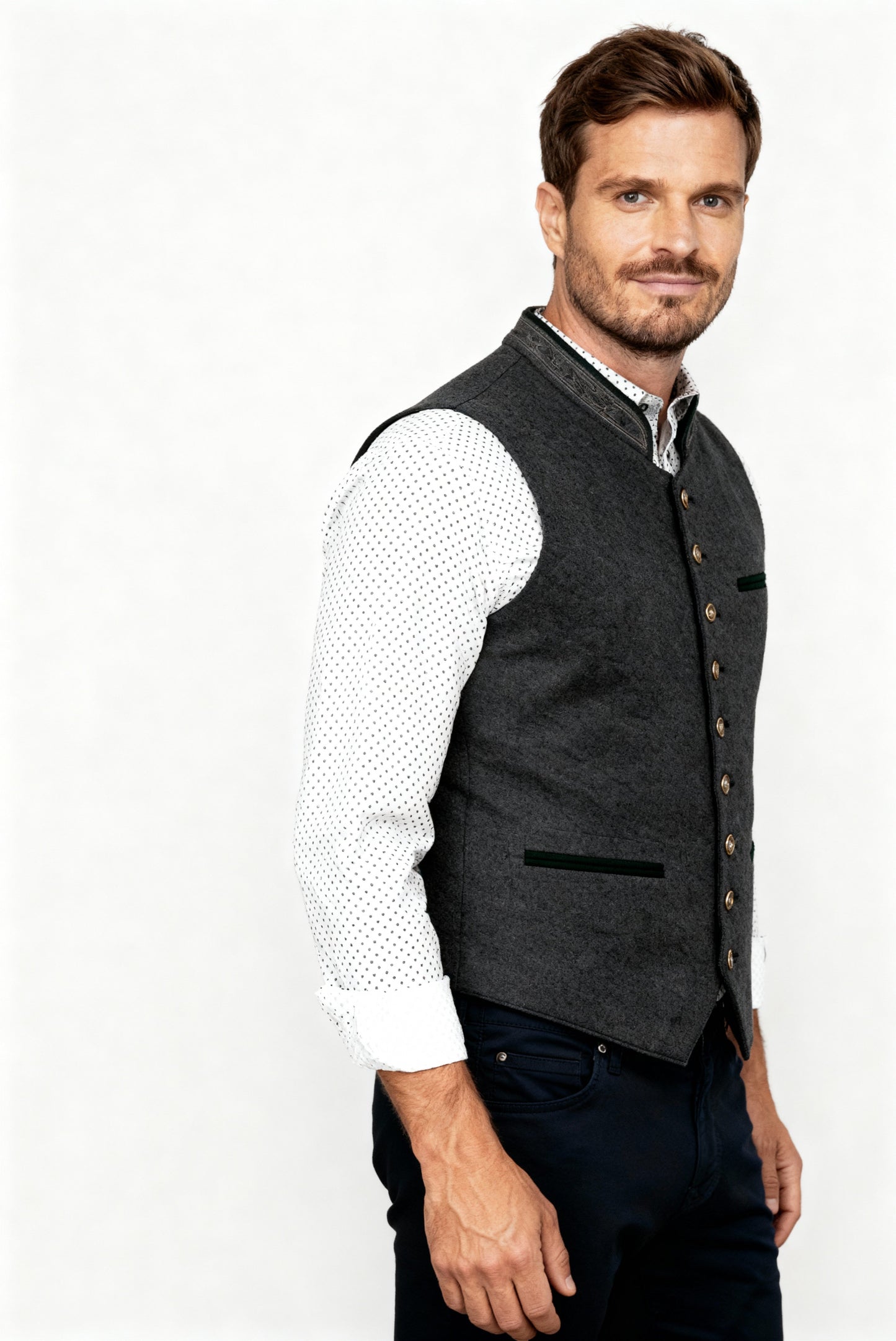 Thermal Vest Herren | Stylische, warme Weste mit V-Ausschnitt