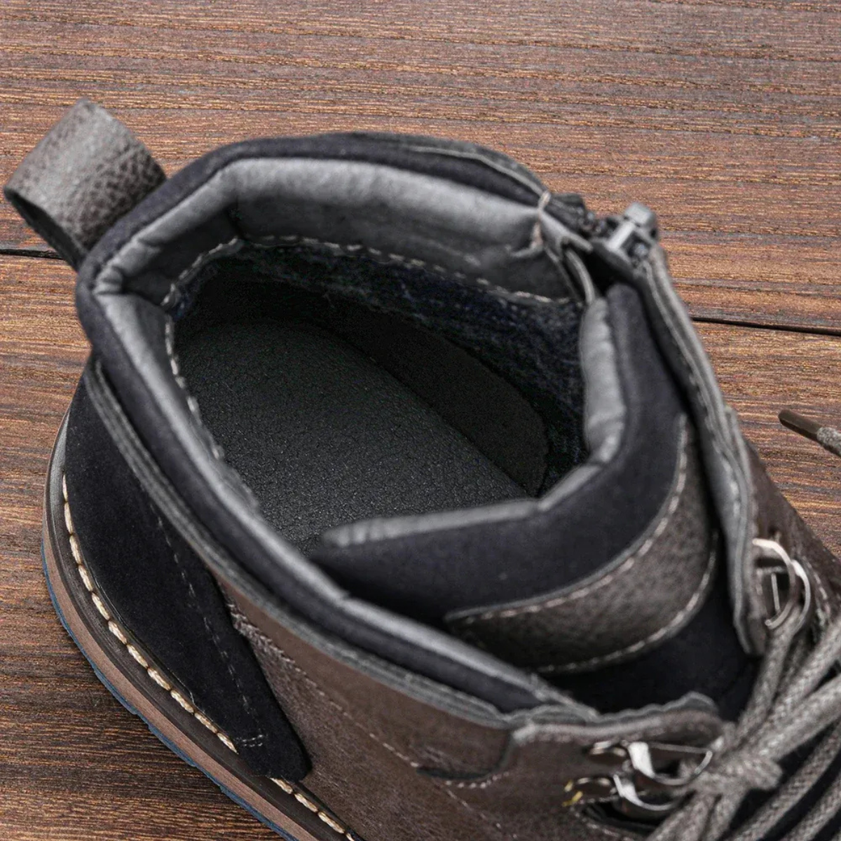Herren Vintage Lederstiefeletten | Robuste Alltagsschuhe aus Echtleder