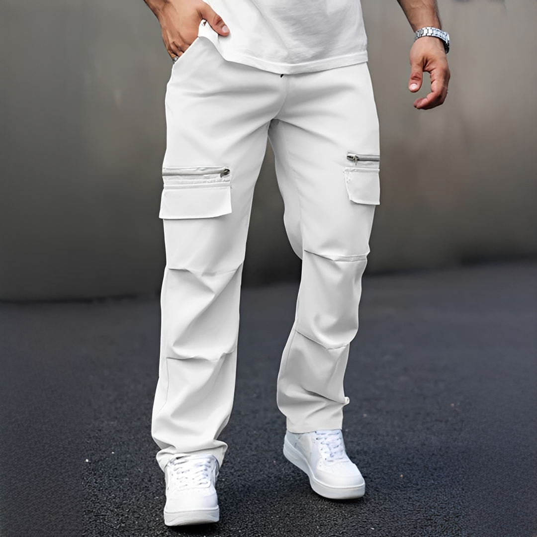 Herren Cargo-Hose mit Mehrfachtaschen – Komfortable Freizeithose für Alltag und Outdoor-Aktivitäten