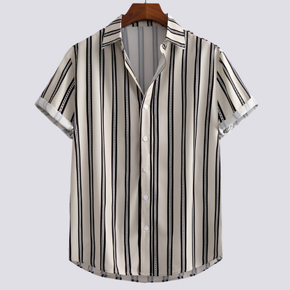 Herren Musterhemd – Klassisches Print-Hemd für Alltag, Freizeit und stilvolle Anlässe