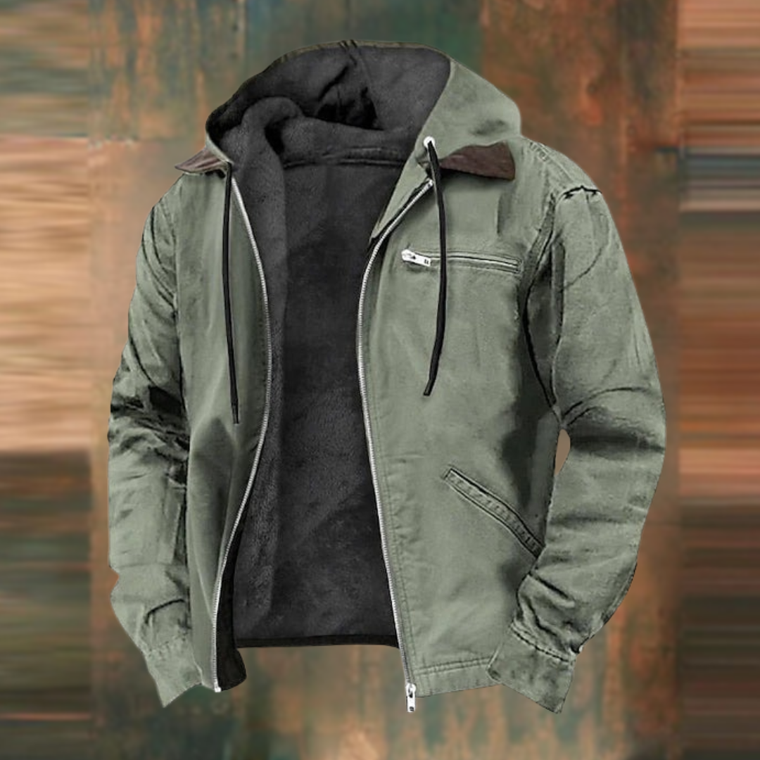 Herren Winterjacke mit Kapuze & Fleece | Warm, robust und stilvoll durch den Winter