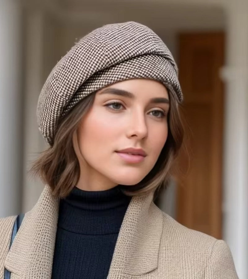 Damen Strickmütze | Warmer Winterstyle & Elegante Baske