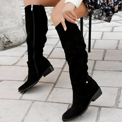 Klassische Damen Stiefel | Weiter Schaft & weiches Obermaterial für Herbst & Winter