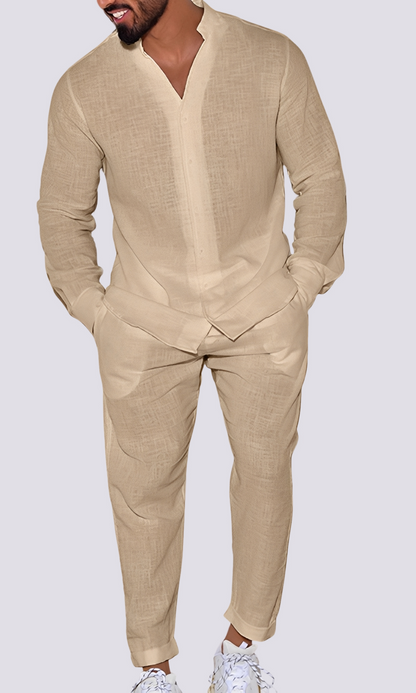 Herren Zweiteiliges Lounge-Set – Komfortables Freizeitset für Zuhause, Alltag und entspannte Outfits
