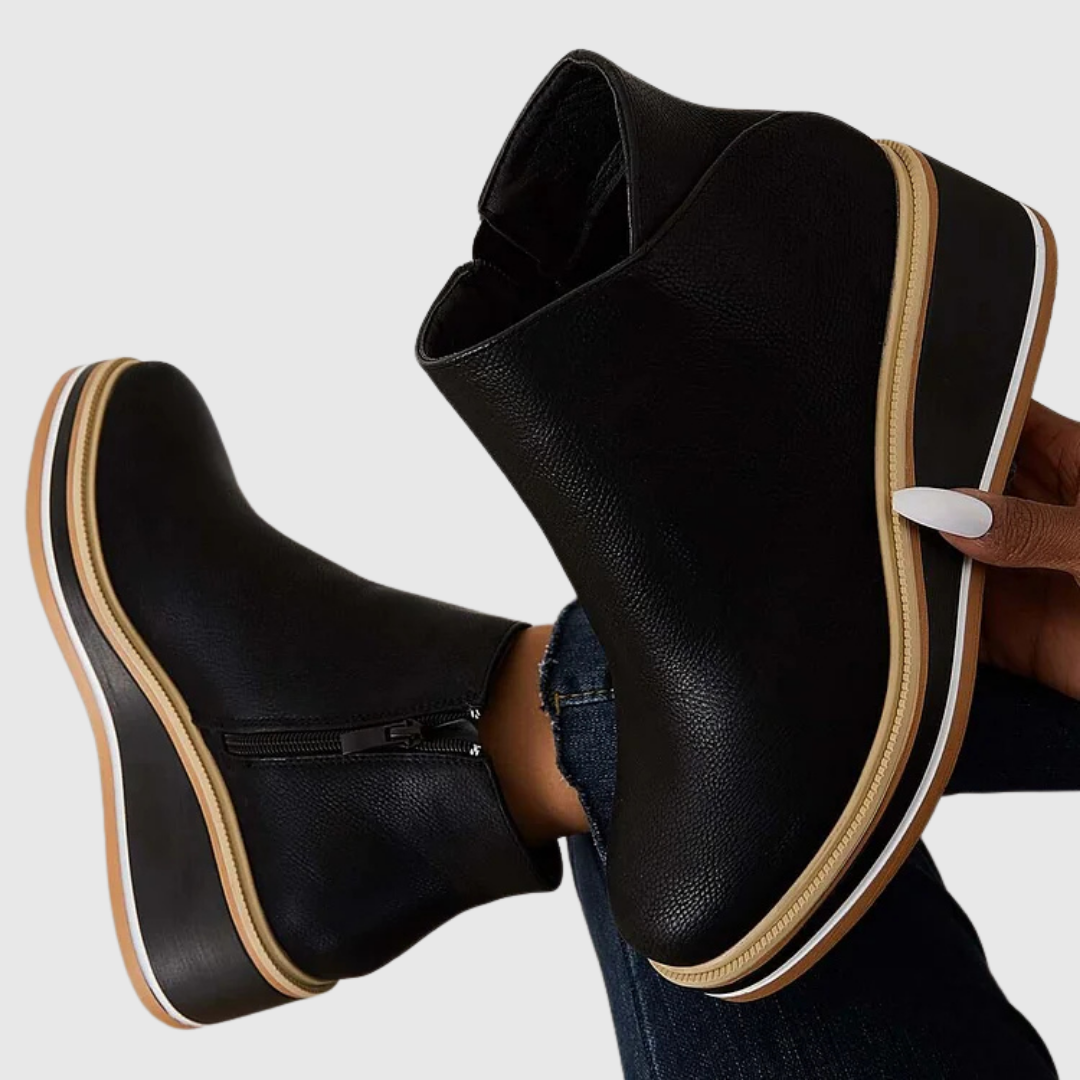 Damen Stiefel mit schlanker Silhouette – Elegante Boots mit Reißverschluss für Alltag und besondere Anlässe