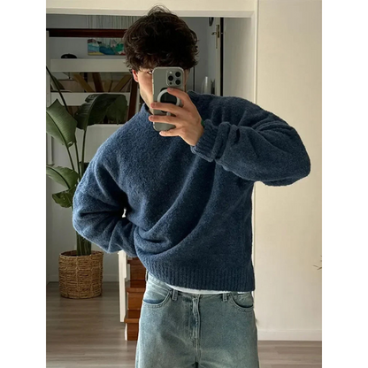 Klassischer Herrenpullover mit Rundhals – Zeitlos, Komfortabel & Vielseitig