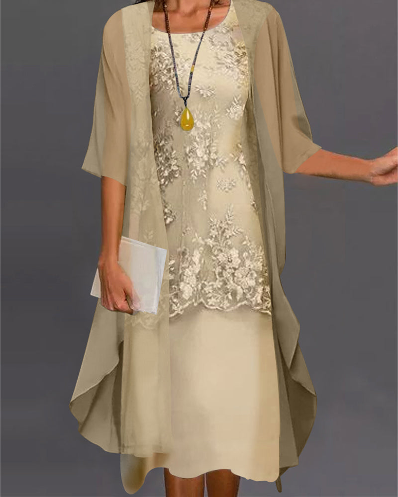 Damen Chiffon Zweiteiler – Eleganter Sommerlook & Leichte Eleganz