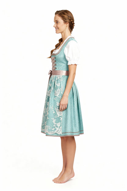 Dirndl Damen Tracht mit Schürze | Perfekt für Oktoberfest & Festliche Anlässe