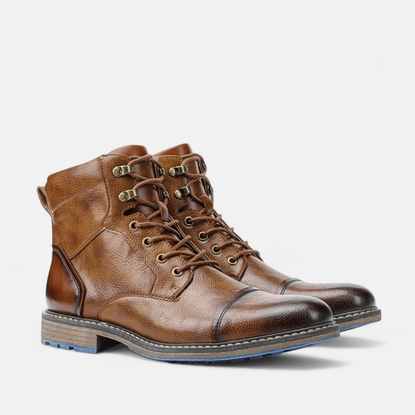 Herren Frühlingsstiefel aus Leder | Leicht, Stilvoll & Retro-inspiriert