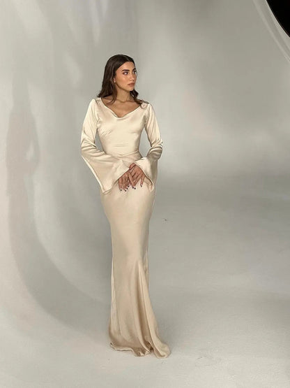 Elegantes Damen Maxikleid | Figurbetont & luxuriös für besondere Anlässe
