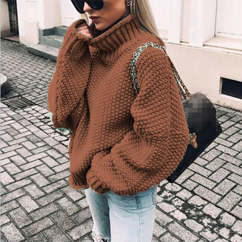 Grobstrick Rollkragenpullover Damen | Kuschelige Wintermode im Urban-Chic