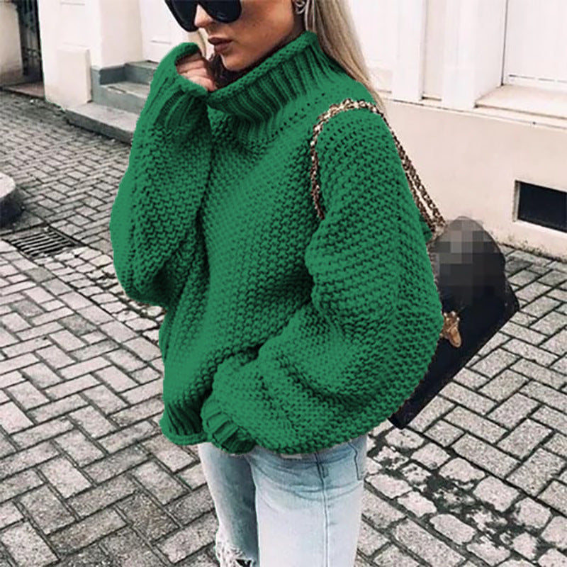 Grobstrick Rollkragenpullover Damen | Kuschelige Wintermode im Urban-Chic