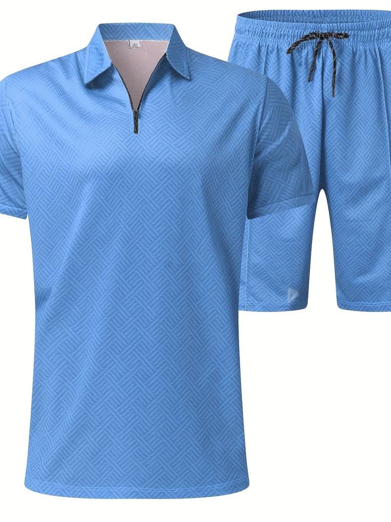 Max | Sommer 2-teiliges Set für Männer: Shirt + Shorts
